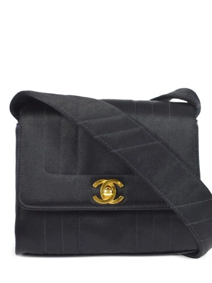 HOT SALE Mademoiselle CHANEL bag 1992 Women crossbody quilted 0424